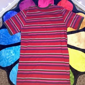 Size small red baggy shirt